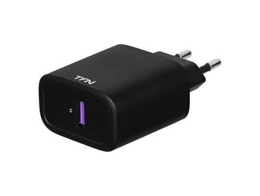 Зарядное устройство TFN СЗУ RAPID 5A QC/SCP black б/кабеля (TFN-WCRPD01)